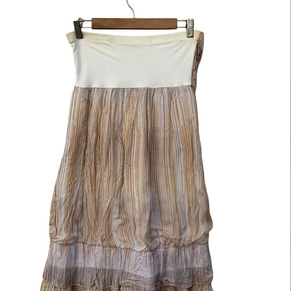 Valentino 100% silk midi skirt - Picture 8 of 8